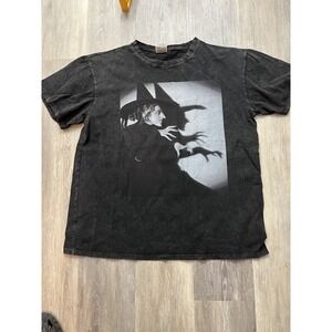 Vintage Wizard of Oz Wicked Witch of the West Shadow Shirt Black Size XL